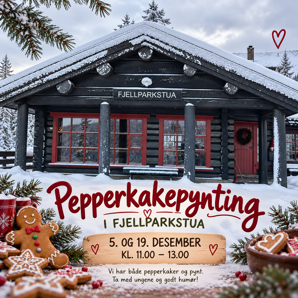 Pepperkakepynting I Fjellparkstua