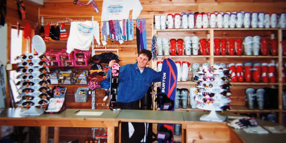 Fra den gamle skiutleien