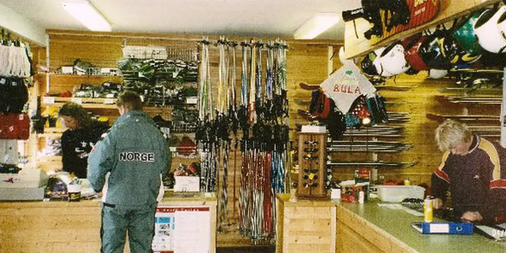 Fra den gamle skiutleien